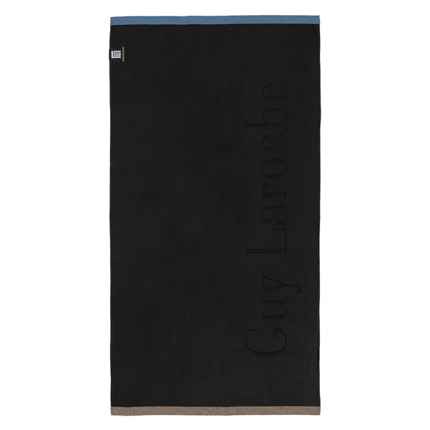 Πετσέτα Θαλάσσης (90x180) Guy Laroche Double Blue Black