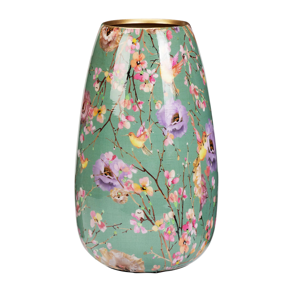 Διακοσμητικό Βάζο (Φ18x30) K-M Green Flower A67825340