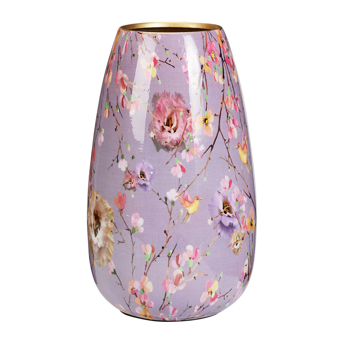 Διακοσμητικό Βάζο (Φ18x30) K-M Flower Print A67825350