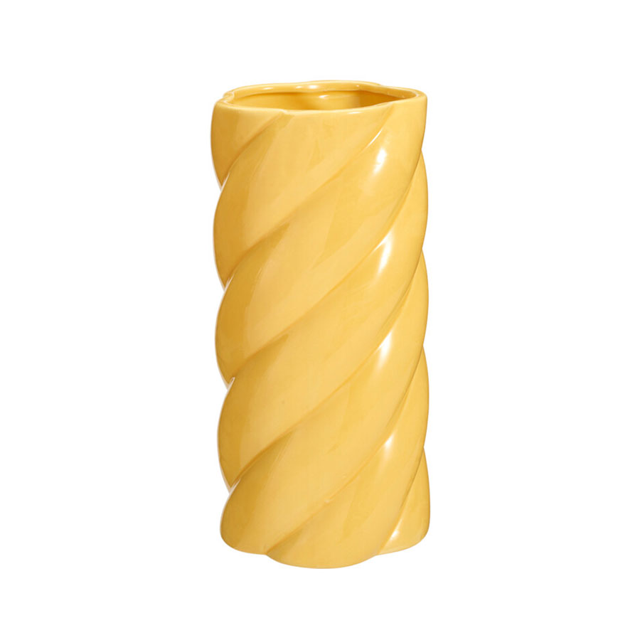 Διακοσμητικό Βάζο (Φ12.5x25) K-M Yellow NB1250040