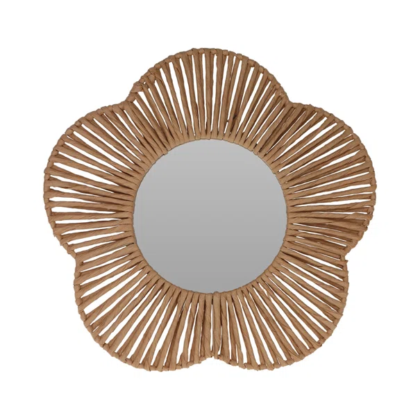 Διακοσμητικός Καθρέφτης Τοίχου (Φ38) K-M Flower NB1251620