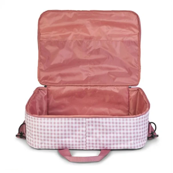 Τσάντα Μαιευτηρίου (50x18x38) Saro Vichy Pink 13926