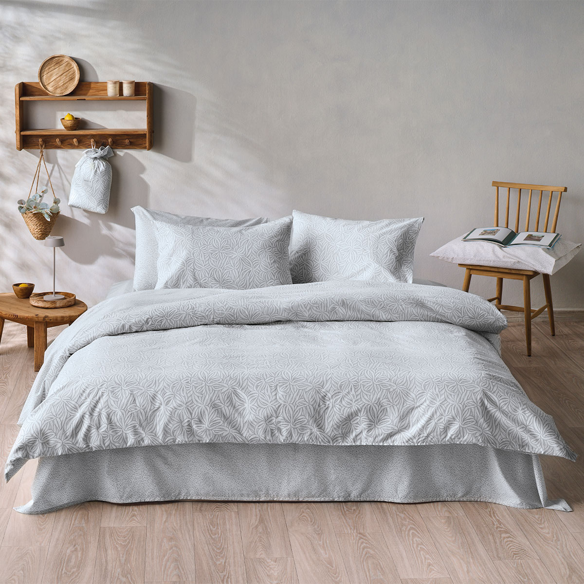 Σεντόνια King Size (Σετ) Kentia Versus Posidonia 22 Grey