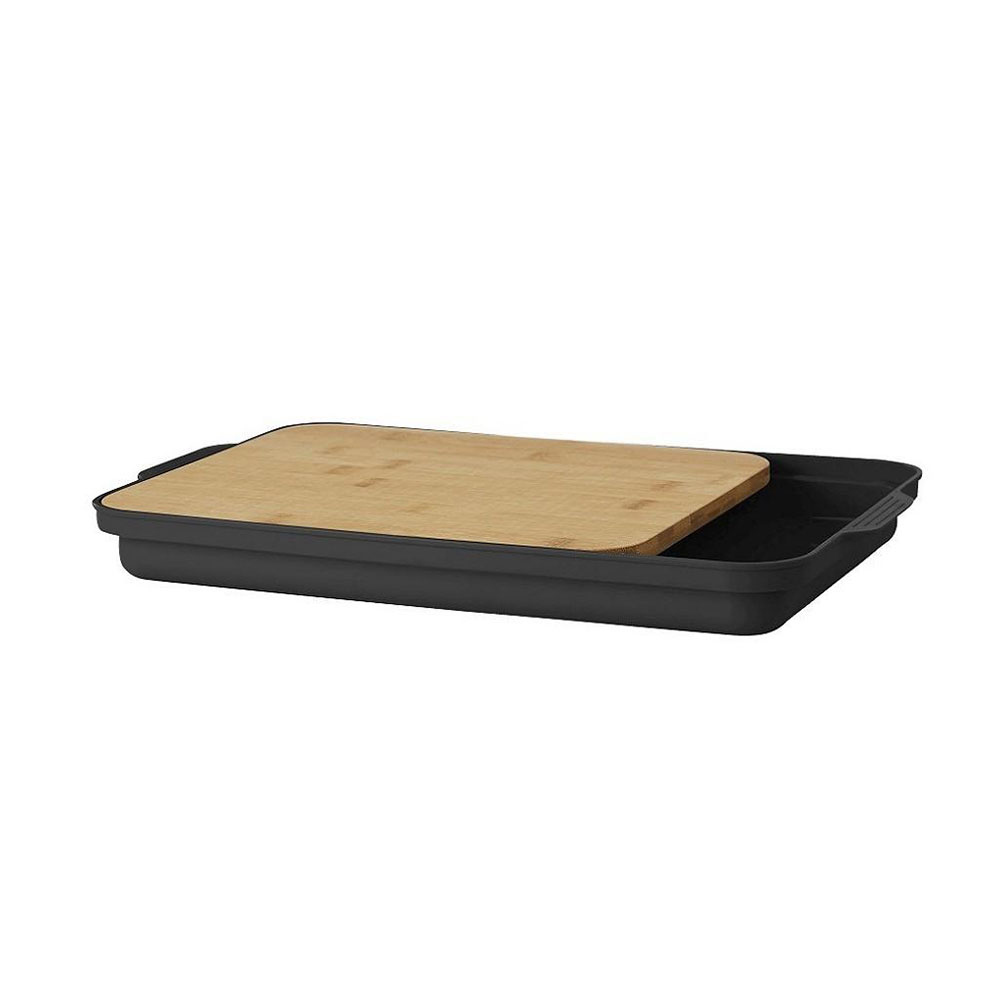 Ξύλο Κοπής με Δίσκο (37 3X24 8X3 5) Espiel Day Bamboo Sch77145K6 Μαγειρική - Ζαχαροπλαστική Εργαλεία Κουζίνας Μαγειρικής Επιφάνειες Spitishop