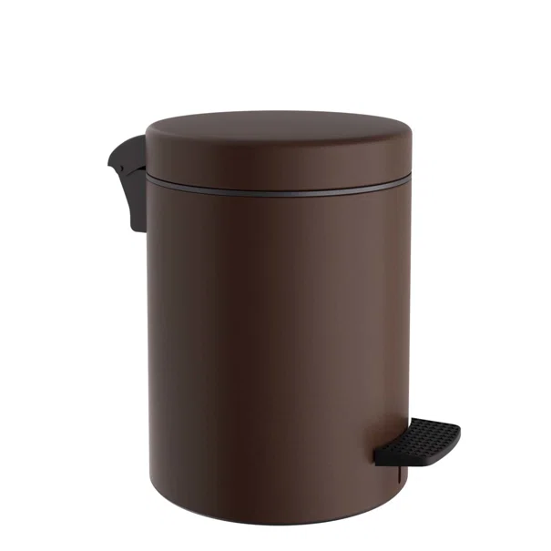 Κάδος Απορριμμάτων Μπάνιου (Φ23x32) Pam & Co 8lt 500 Wenge Matte