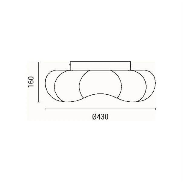 Φωτιστικό Πλαφονιέρα LED Eurolamp Nefos 144-51047