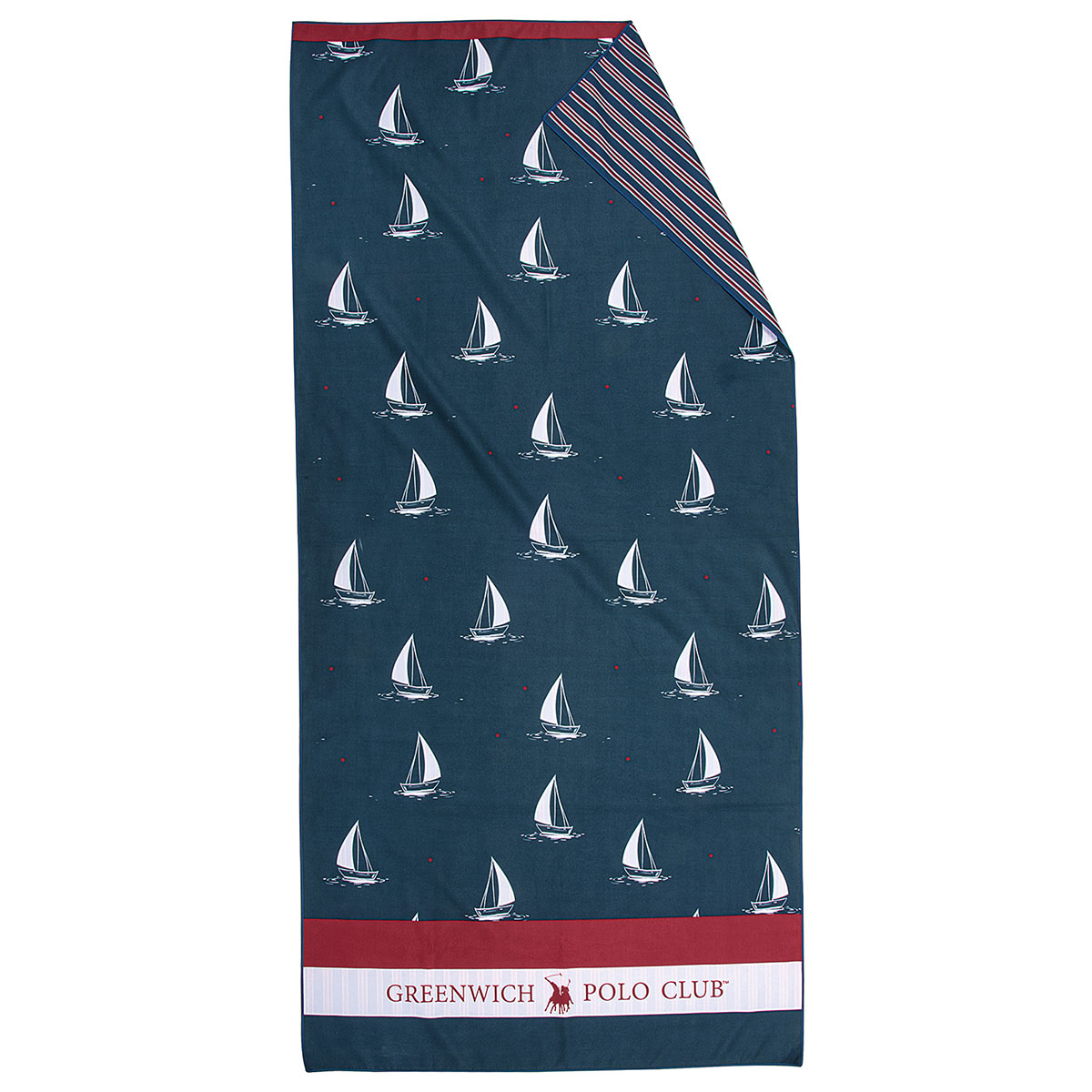 Πετσέτα Θαλάσσης Microfiber 2 Όψεων (80x170) Greenwich Polo Club Beach 4026