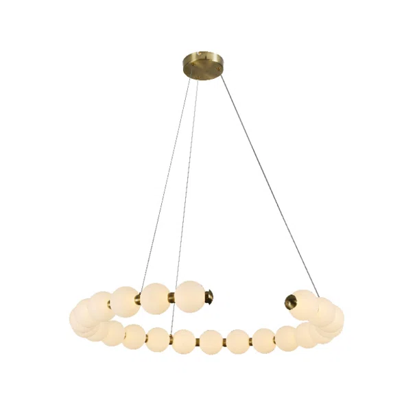 Φωτιστικό Οροφής Μονόφωτο LED Aca Lolly HM236LEDP80 Brass Gold/White
