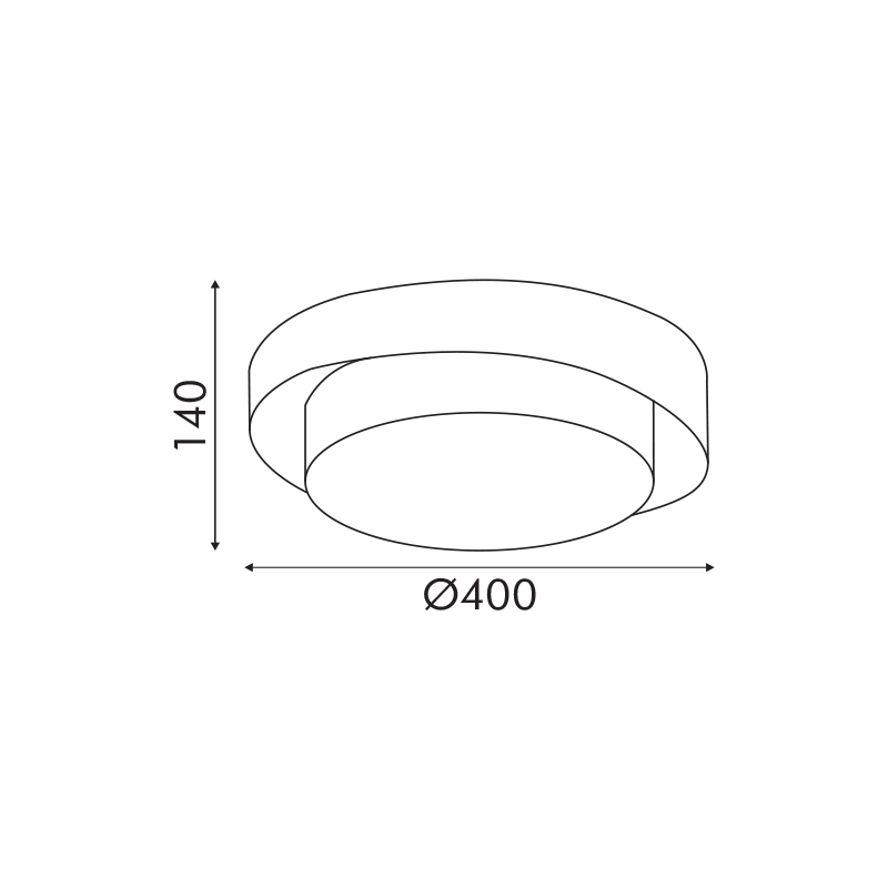 Φωτιστικό Πλαφονιέρα Led 3 Cct Aca Feedo Hm805Ledpcct White Φωτιστικά Οροφής Μοντέρνα Spitishop