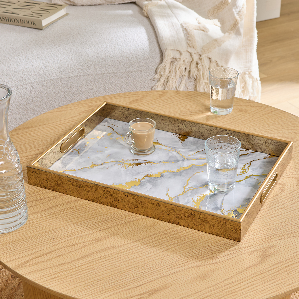 Δίσκος Διακόσμησης (44.7x31.6x4.5) A-S Calvi White Marble 215233A