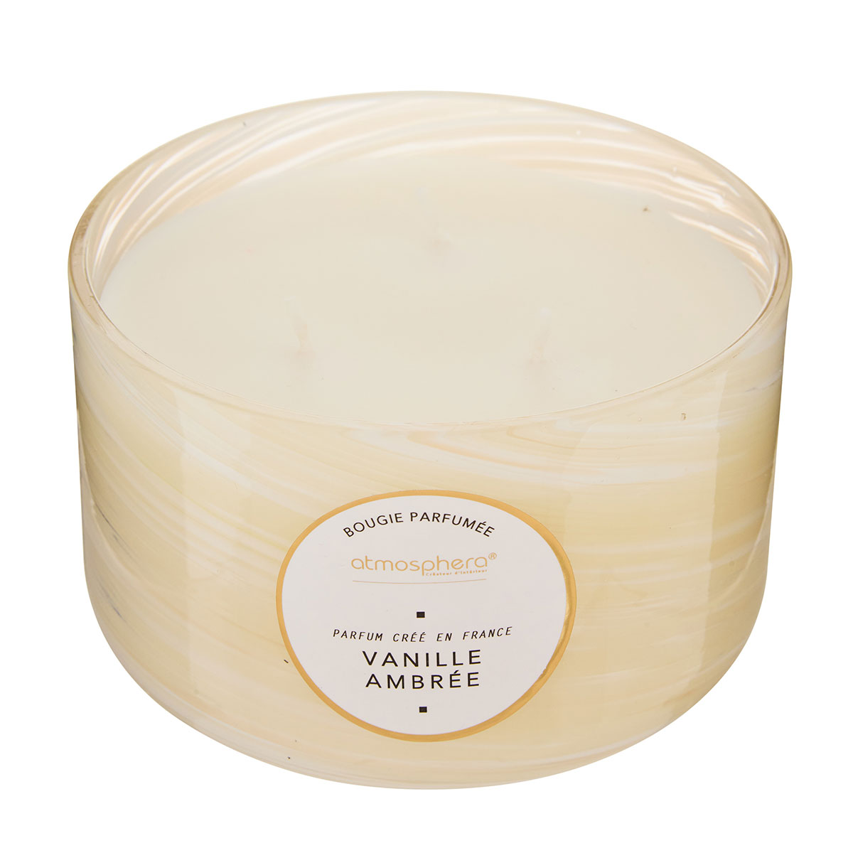 Κερί Αρωματικό 540Gr (Φ13X8) A-S Wavy Vanilla 214808A Διακόσμηση Αρωματικά Χώρου - Diffuser Κεριά Spitishop