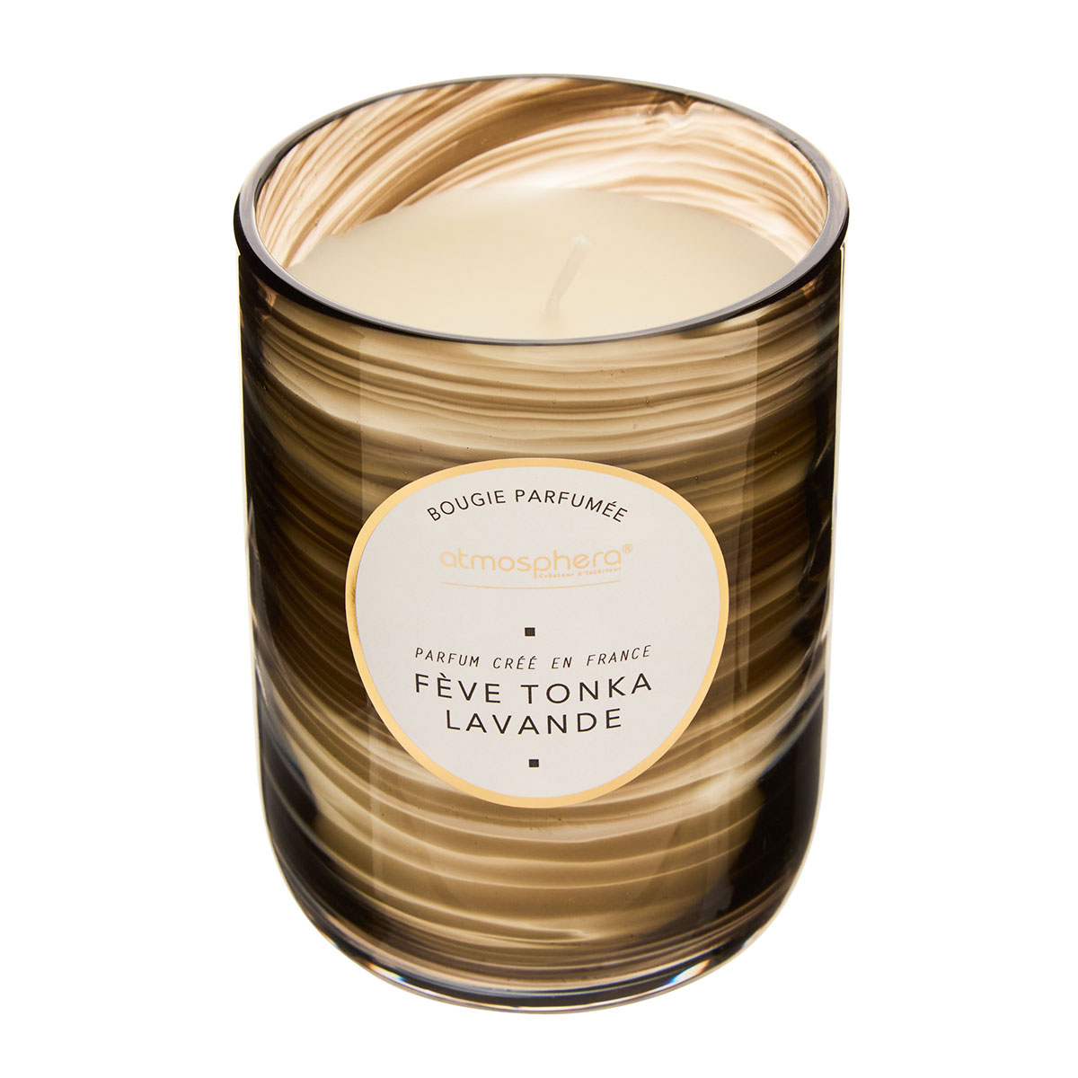Κερί Αρωματικό 275Gr (Φ8X11) A-S Wavy Tonka 214807B Διακόσμηση Αρωματικά Χώρου - Diffuser Κεριά Spitishop