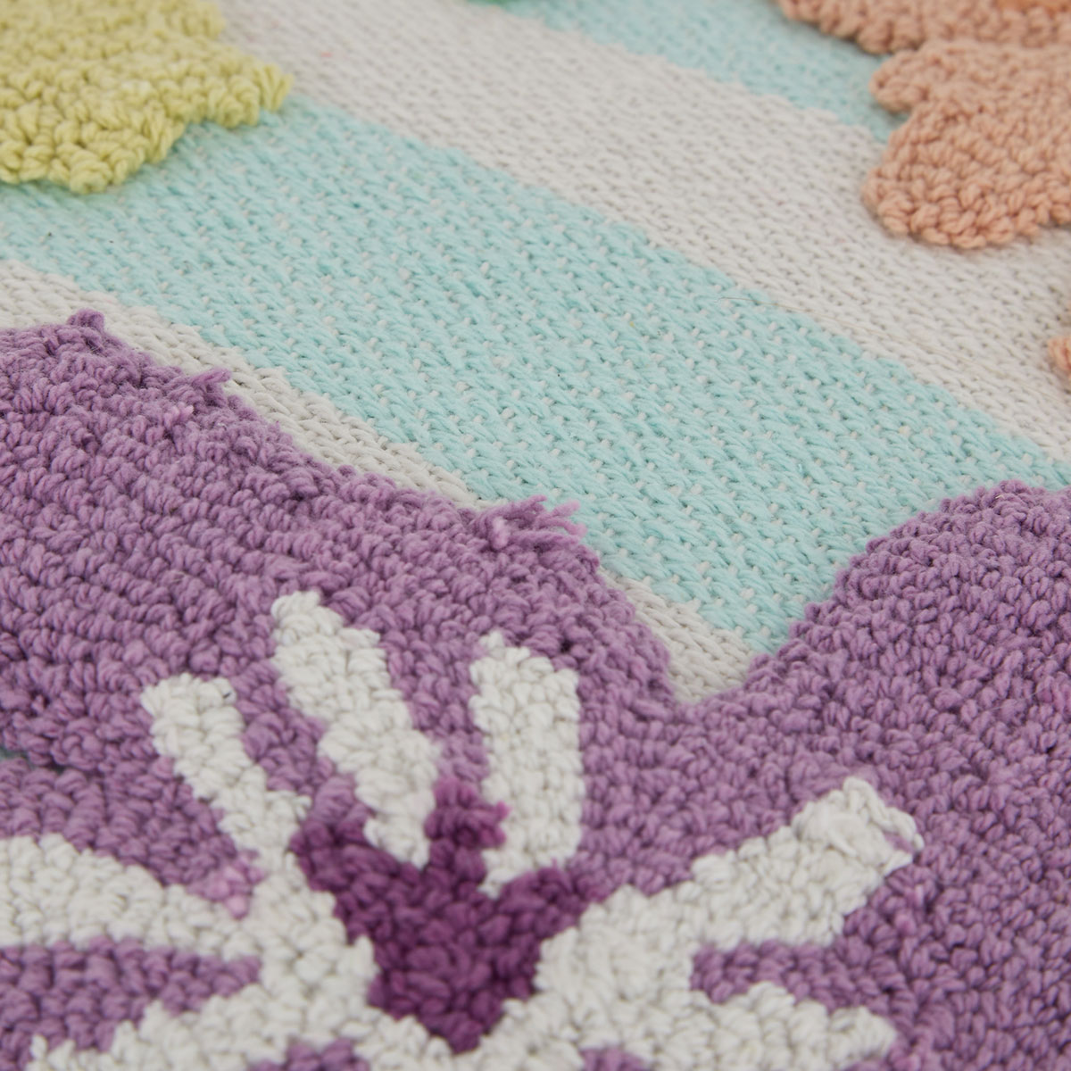 Διακοσμητικό Μαξιλάρι (45X45) A-S Fleurs Sauvages 215455A Λευκά Είδη Σαλονιού Μαξιλάρια Διακοσμητικά Τετράγωνα Spitishop