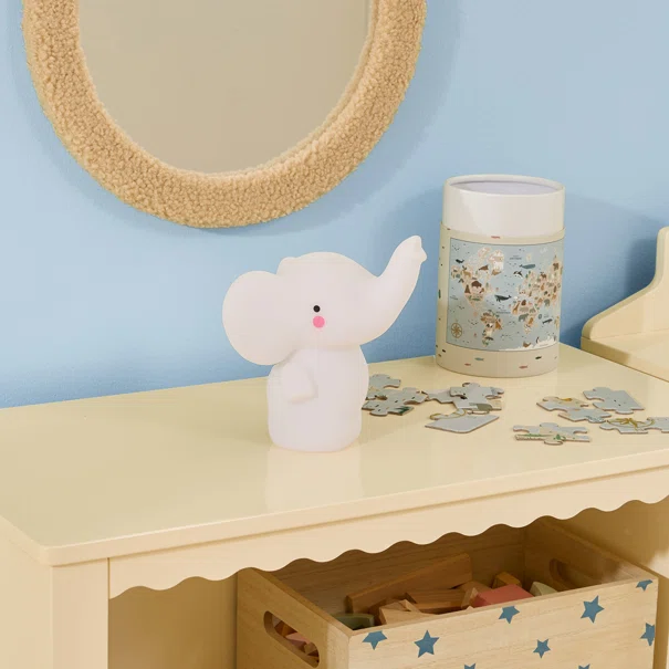 Παιδικό Φωτάκι Νυκτός LED A-S Softy Elephant 214423B
