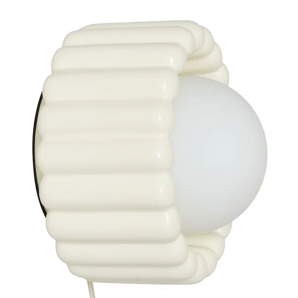 Απλίκα Τοίχου Με Φις Πρίζας A-S Lotta Cream 210395A