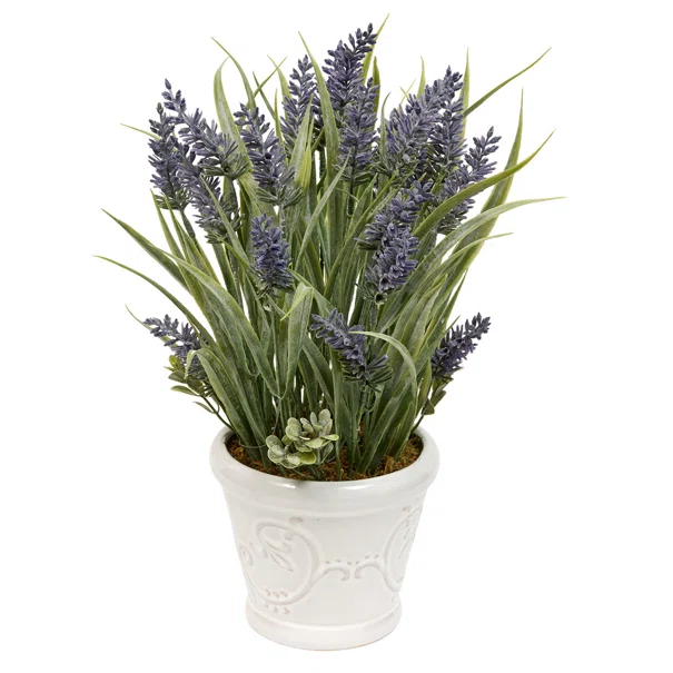 Τεχνητό Φυτό Σε Γλάστρα (Φ22x35) A-S Lavender 214054