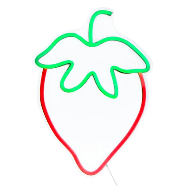 Διακοσμητικό Φωτιστικό Τοίχου LED Με USB A-S Fruity 214424A Strawberry