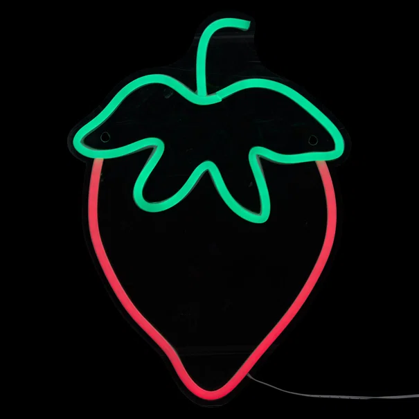 Διακοσμητικό Φωτιστικό Τοίχου LED Με USB A-S Fruity 214424A Strawberry