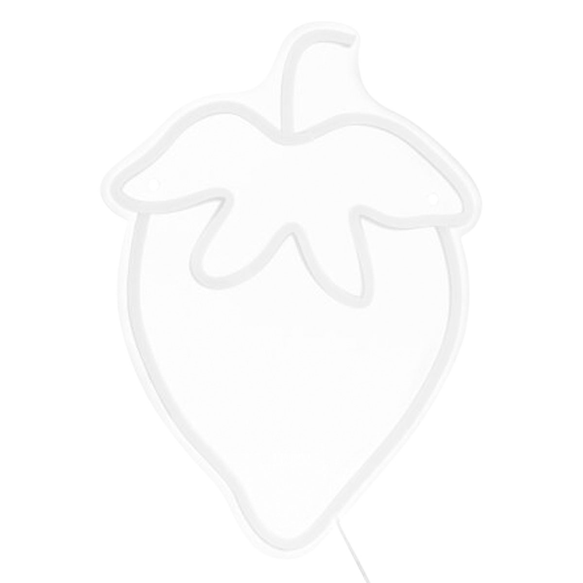 Διακοσμητικό Φωτιστικό Τοίχου Led με Usb A-S Fruity 214424A Strawberry Φωτιστικά Neon Spitishop