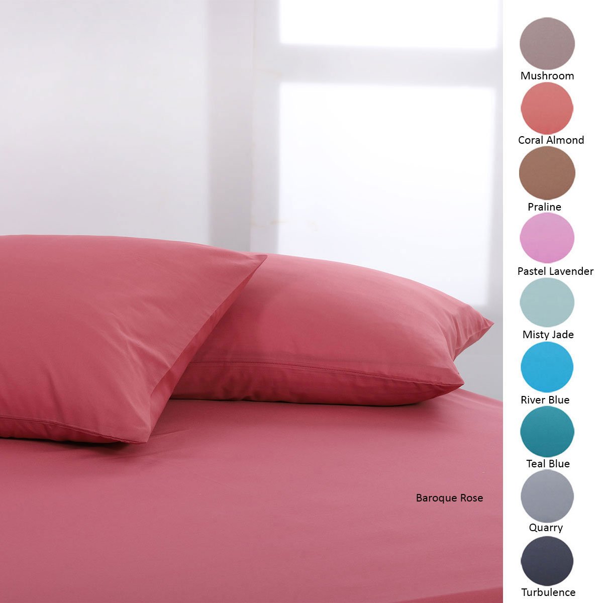 Ζεύγος Μαξιλαροθήκες (52x72) Silk Fashion Essential