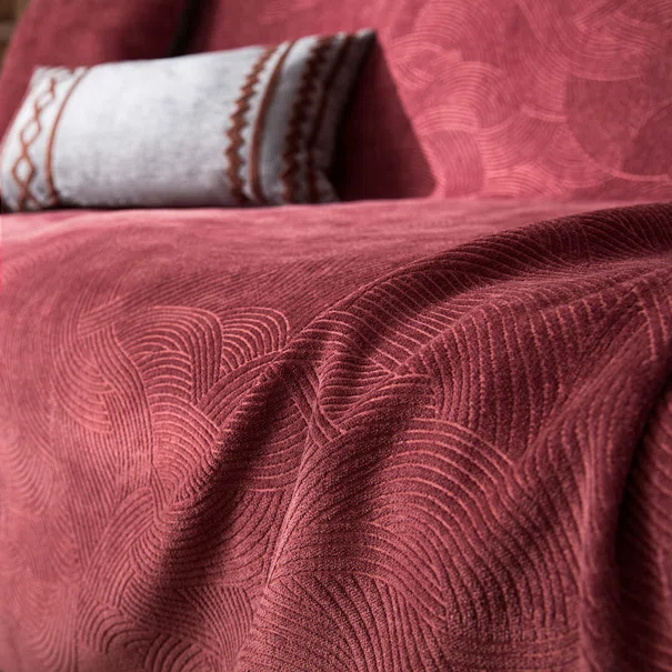 Ριχτάρι Πολυθρόνας Βελουτέ (180x180) Gofis Home Nimbus Pomegranate 447/02