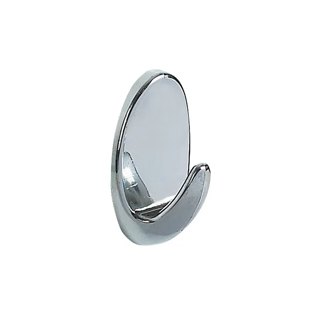 Κρεμαστράκια Αυτοκόλλητα (Σετ 2τμχ) Spirella 05255.001 Oval Chro