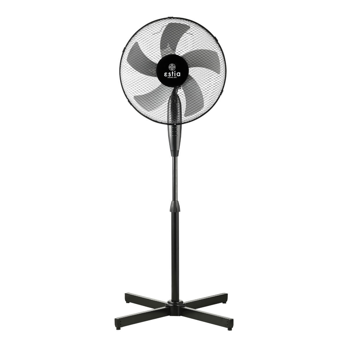 Ανεμιστήρας Δαπέδου Με Ορθοστάτη 50W Estia Aeropulse Black 06-21481