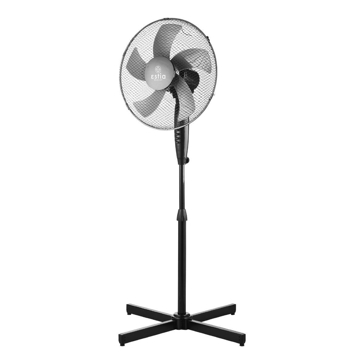 Ανεμιστήρας Δαπέδου Με Ορθοστάτη 50W Estia Aeropulse Black 06-21481