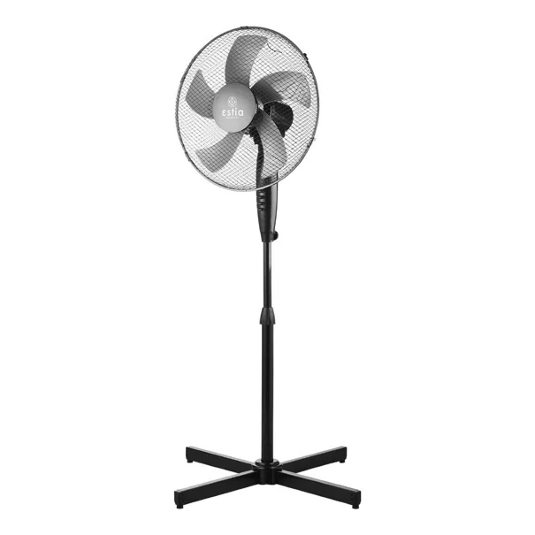 Ανεμιστήρας Δαπέδου Με Ορθοστάτη 50W Estia Aeropulse Black 06-21481