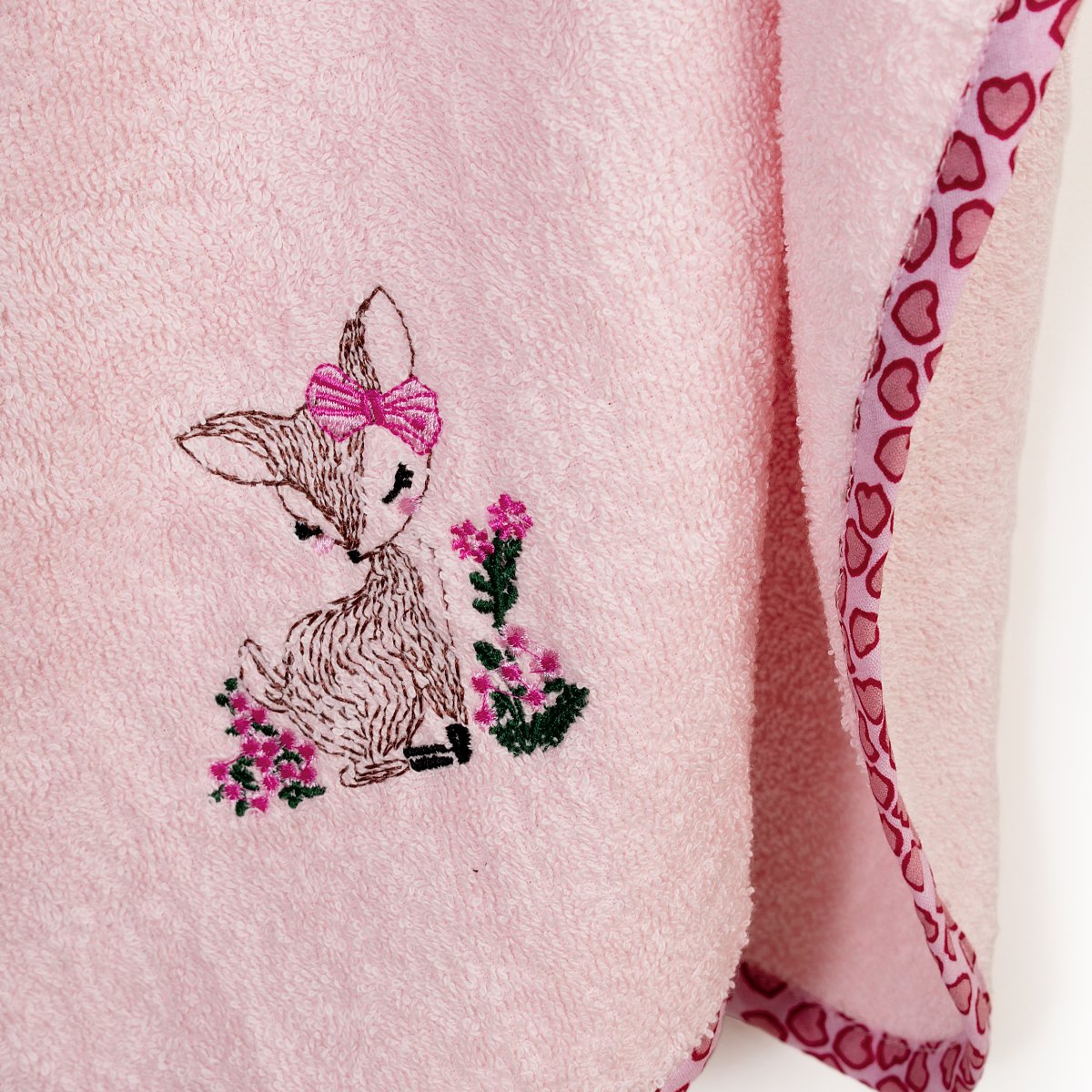 Βρεφική Κάπα (75X85) Dimcol Deer 196 Pink Βρεφικά Προίκα Μωρού Κάπες Βρεφικές Spitishop