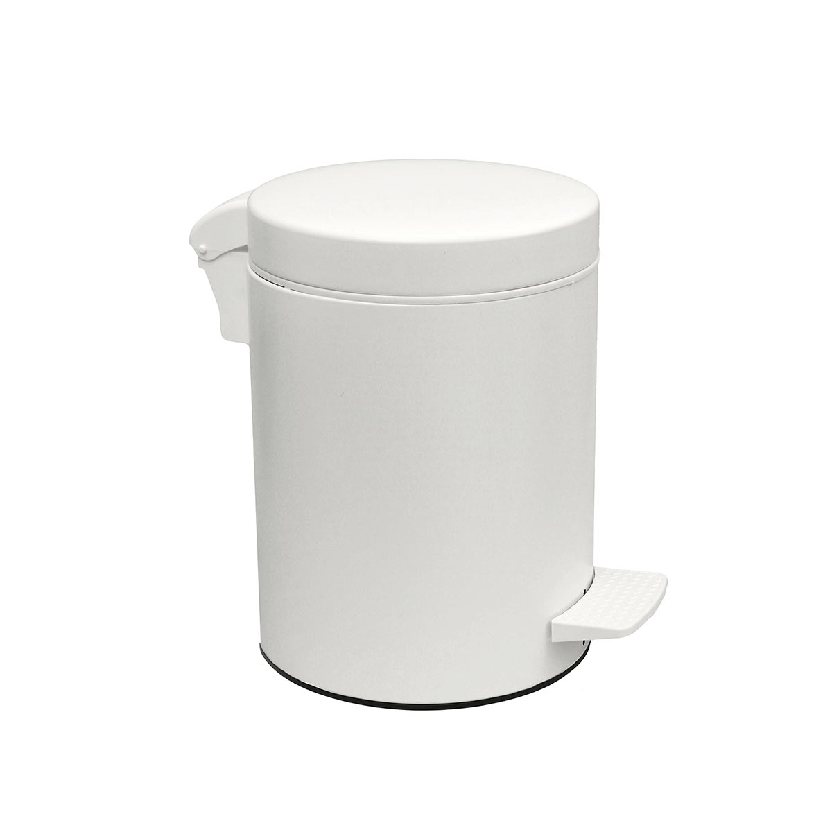 Κάδος Απορριμμάτων Μπάνιου (Φ20x28) Pam & Co 5lt 96 White Matte