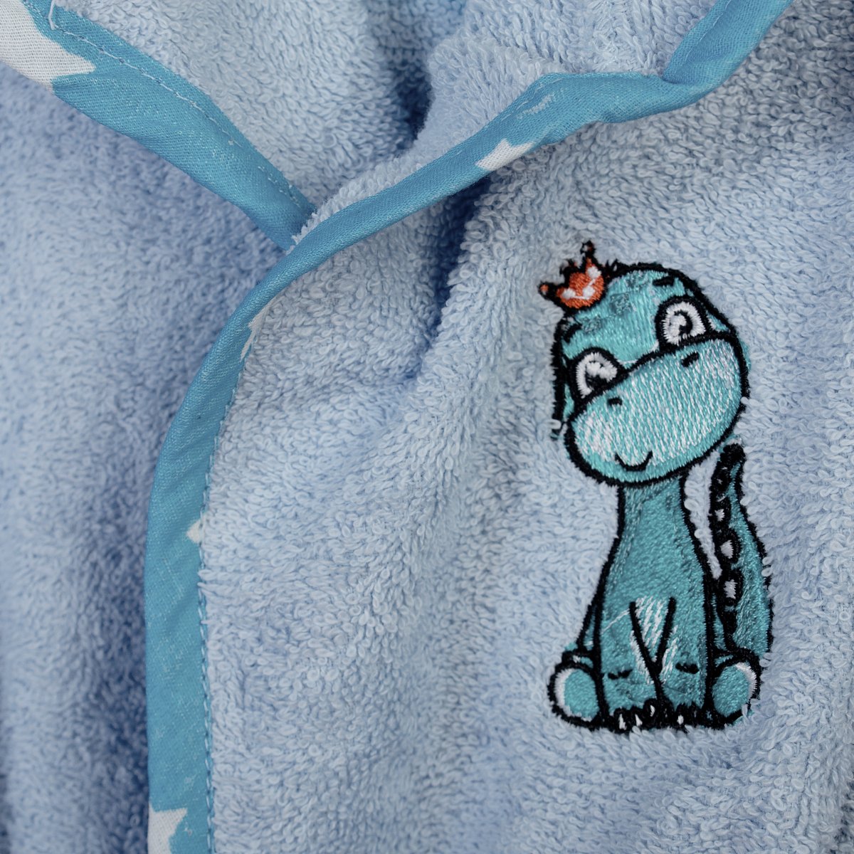 Βρεφικό Μπουρνούζι Dimcol Dinosaur 179 Sky Blue Παιδικά Μπουρνούζια - Βρεφικά για Αγόρια Spitishop