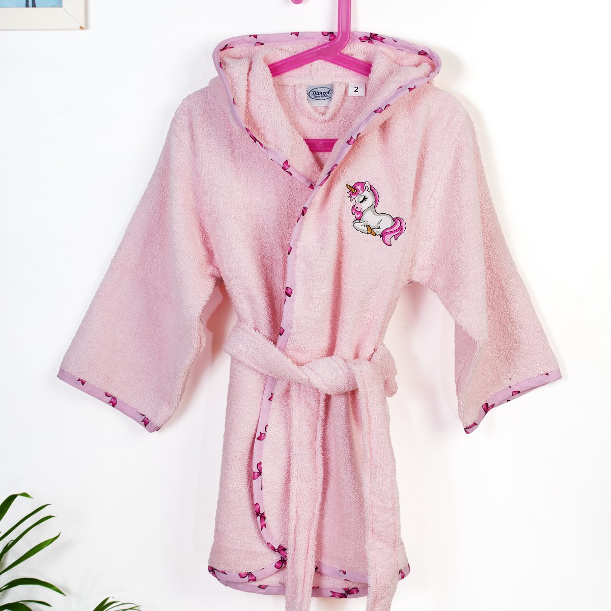 Βρεφικό Μπουρνούζι Dimcol Unicorn 187 Pink