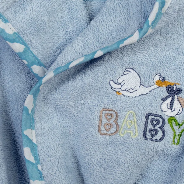 Βρεφικό Μπουρνούζι Dimcol Stork 191 Sky Blue