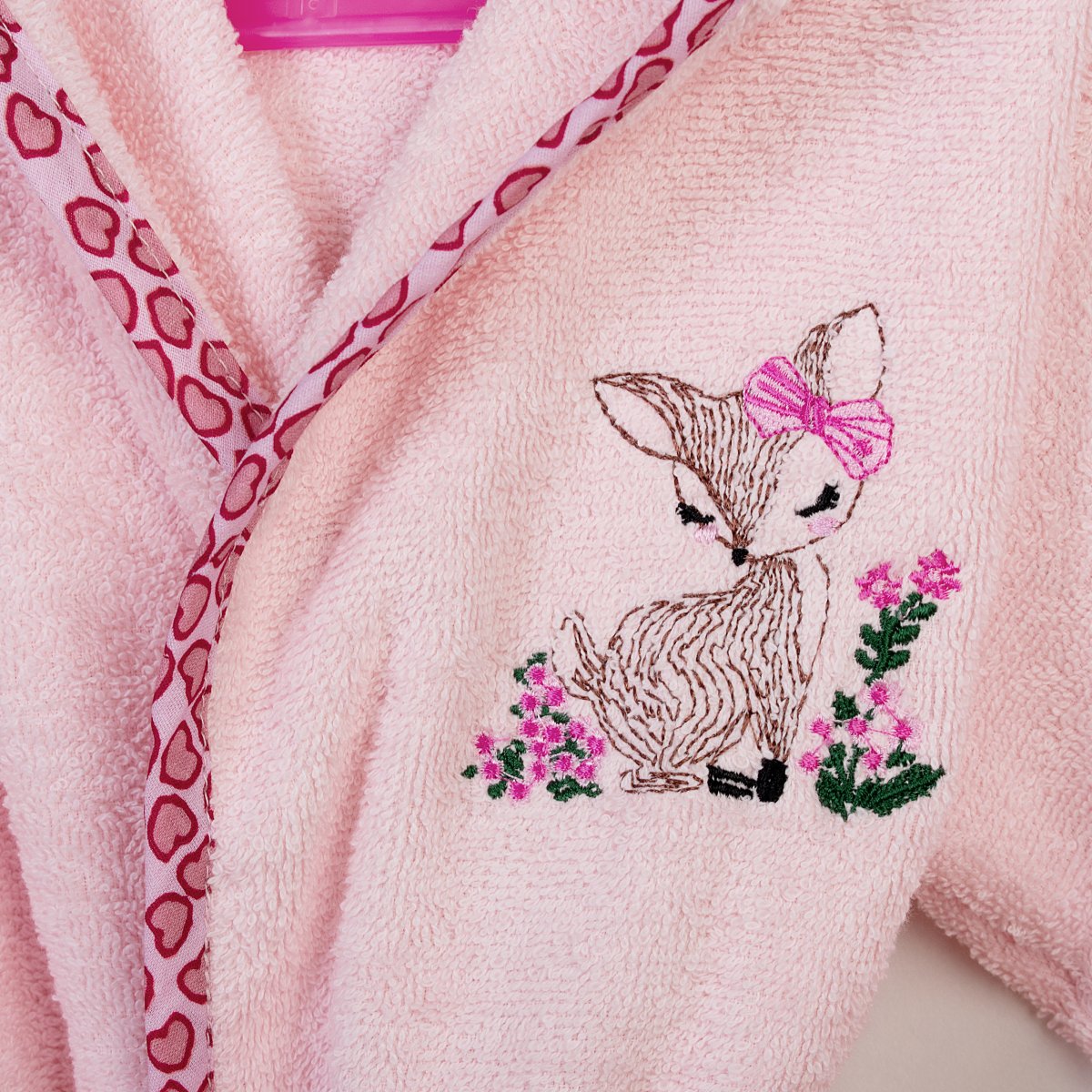 Βρεφικό Μπουρνούζι Dimcol Deer 196 Pink Παιδικά Μπουρνούζια - Βρεφικά για Κορίτσια Spitishop
