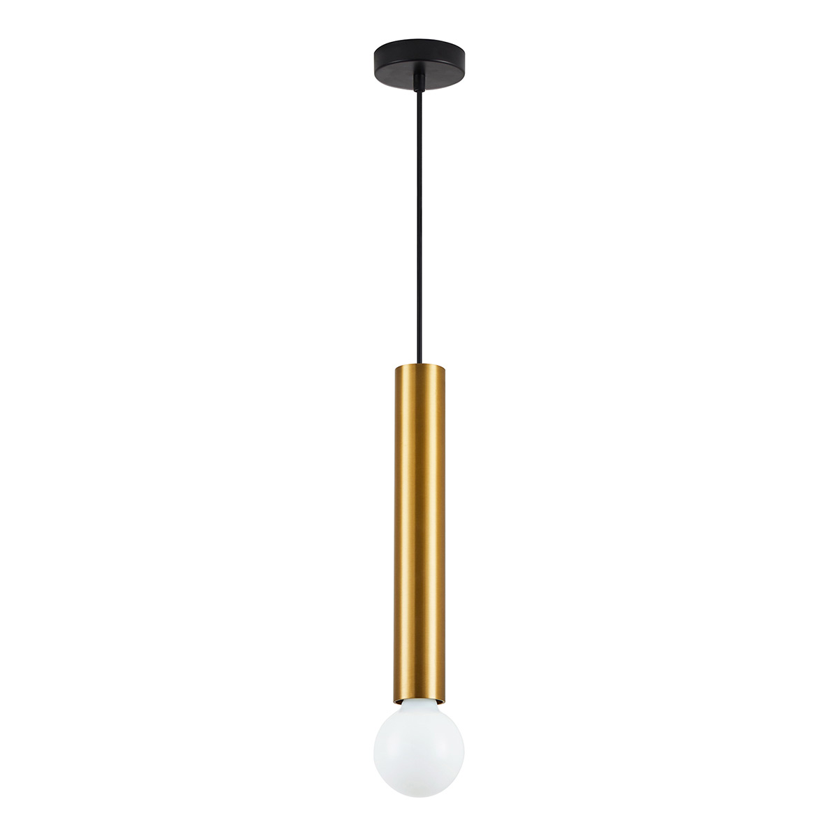 Φωτιστικό Οροφής Μονόφωτο Homelighting Adept Tube 77-8270 Gold Matt