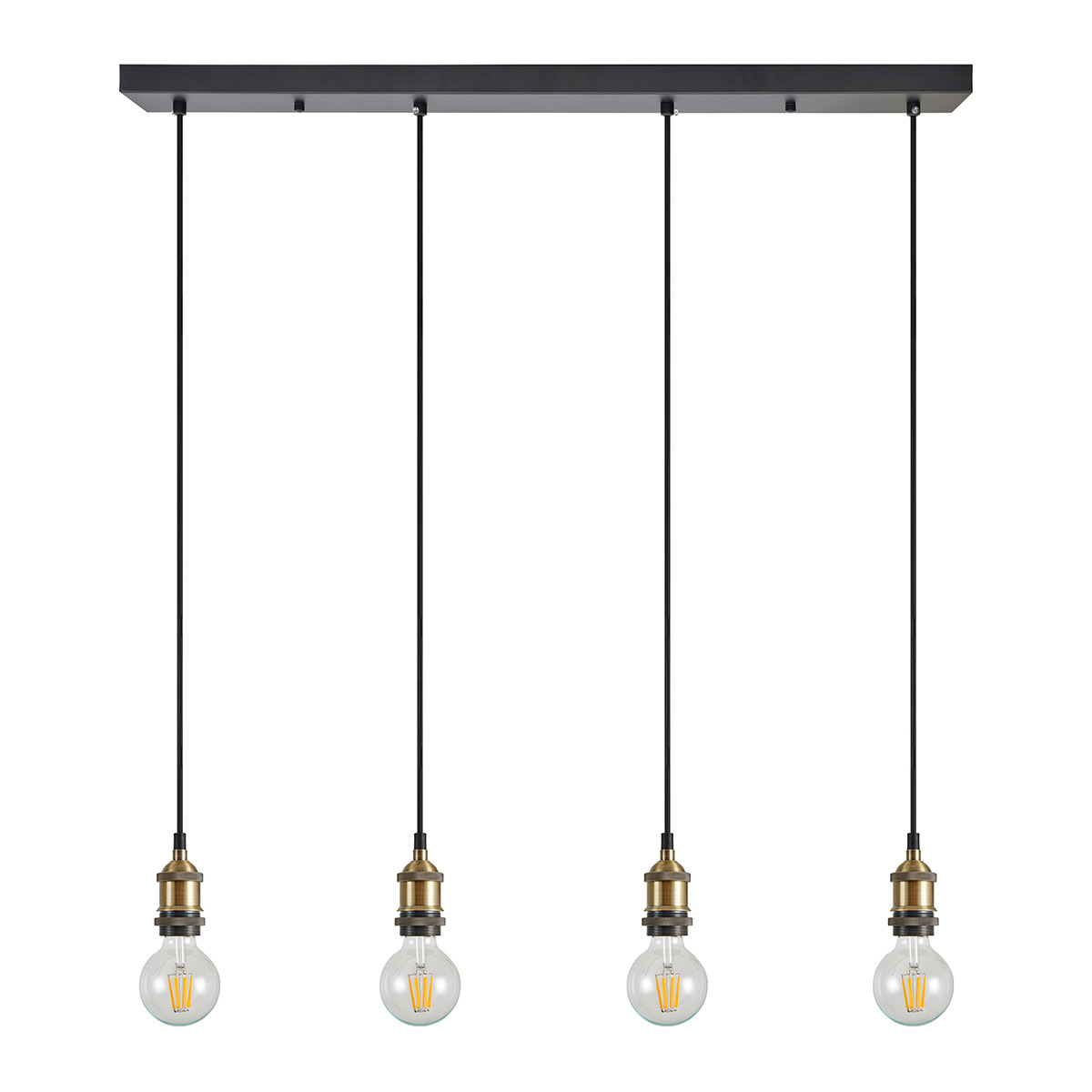 Φωτιστικό Οροφής Πολύφωτο Homelighting Magnum 77-8694 Bronze