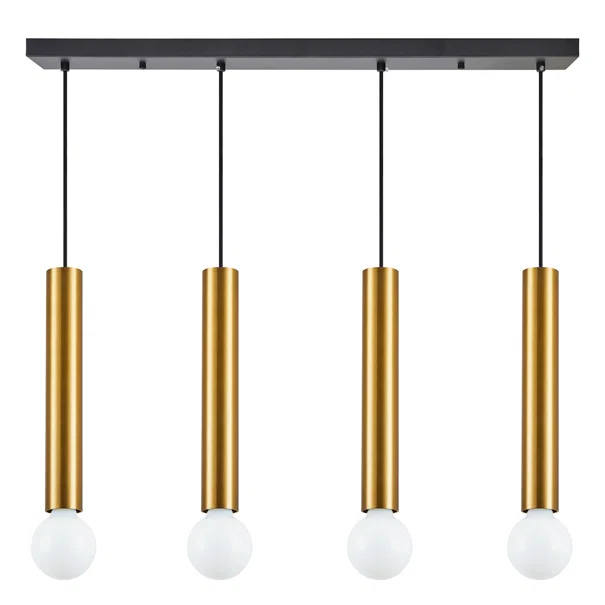 Φωτιστικό Οροφής Πολύφωτο Homelighting Adept Tube 77-8684 Gold