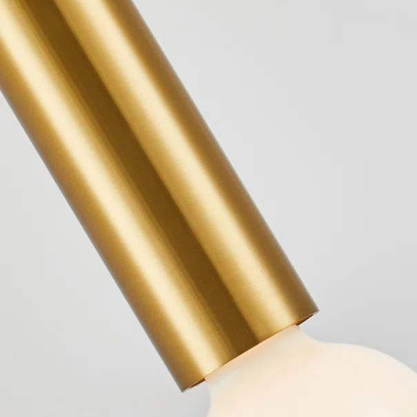 Φωτιστικό Οροφής Πολύφωτο Homelighting Adept Tube 77-8684 Gold