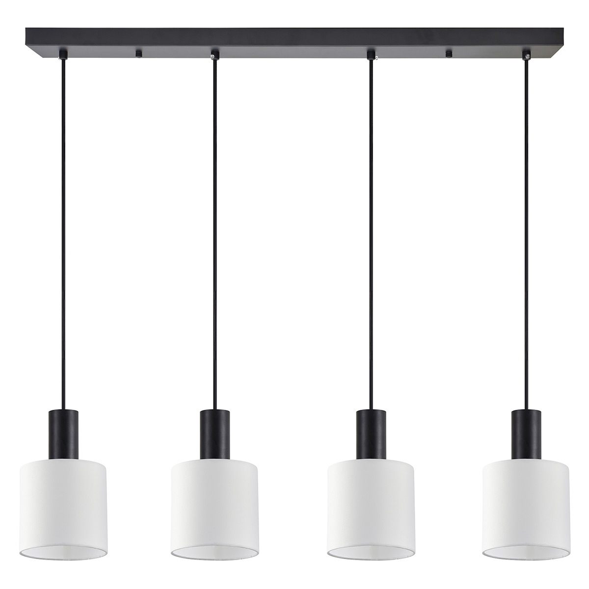 Φωτιστικό Οροφής Πολύφωτο Homelighting 77-8511 Black/White