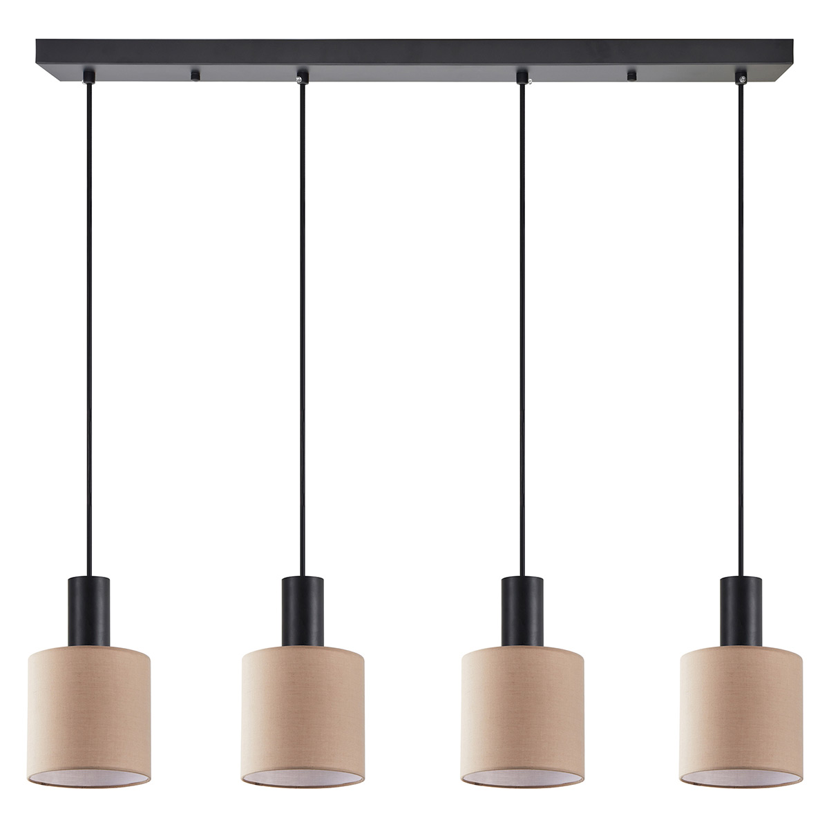 Φωτιστικό Οροφής Πολύφωτο Homelighting 77-8525 Black/Brown