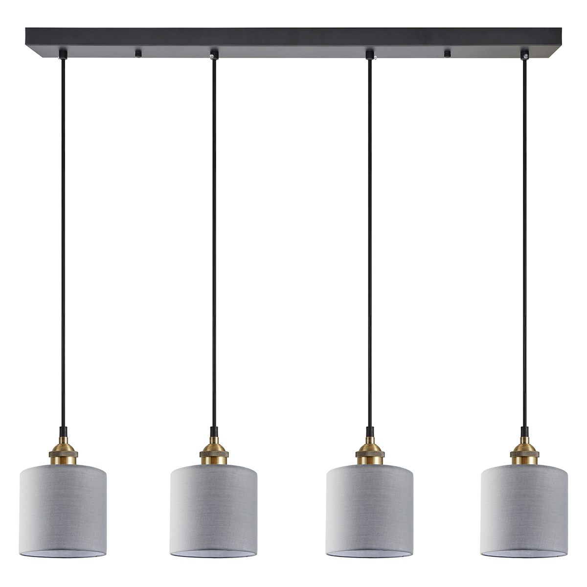 Φωτιστικό Οροφής Πολύφωτο Homelighting 77-8738 Bronze/Grey
