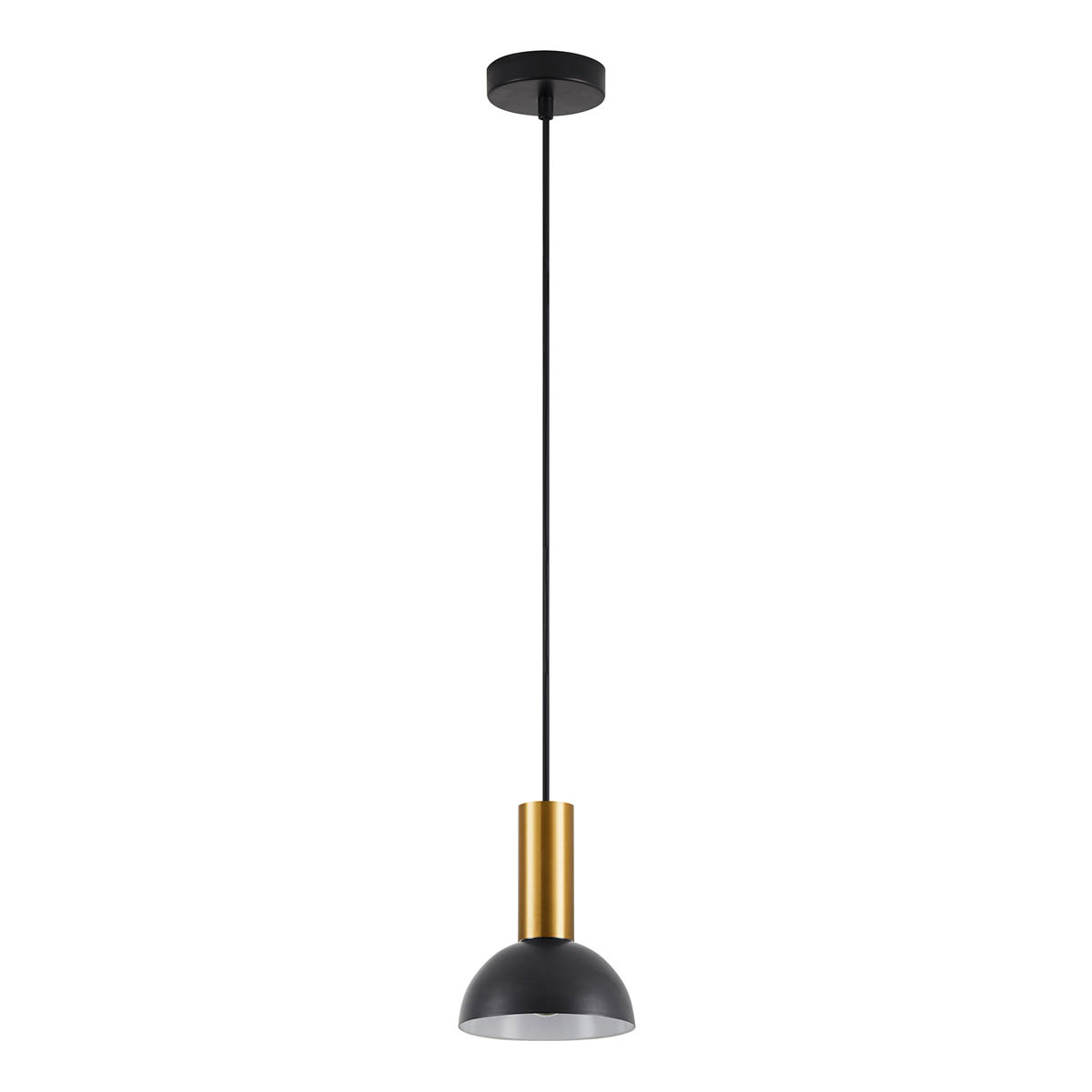 Φωτιστικό Οροφής Μονόφωτο Homelighting 77-8645 Gold/Black