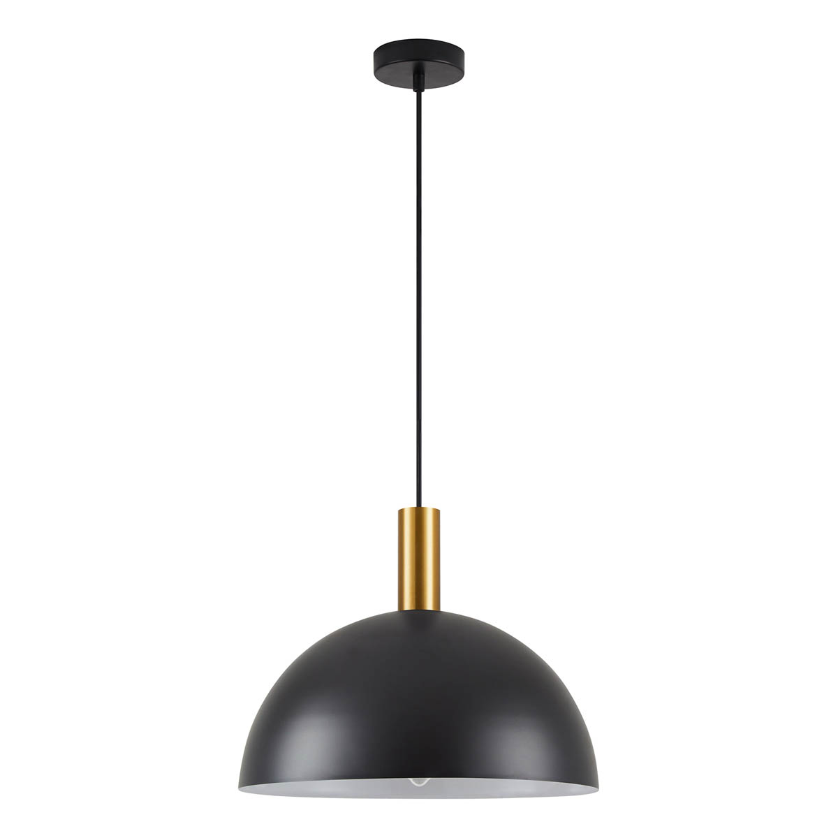 Φωτιστικό Οροφής Μονόφωτο Homelighting 77-8588 Gold/Black
