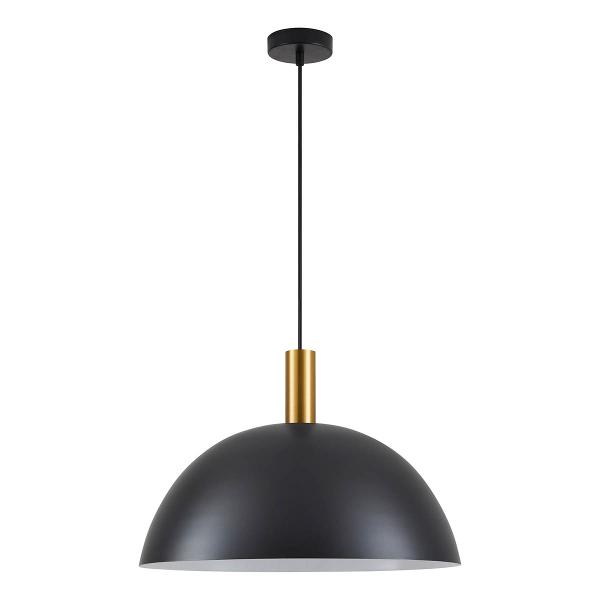 Φωτιστικό Οροφής Μονόφωτο Homelighting 77-8592 Gold/Black
