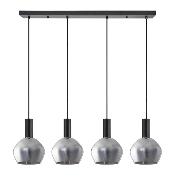 Φωτιστικό Οροφής Πολύφωτο Homelighting 77-8496 Black/White