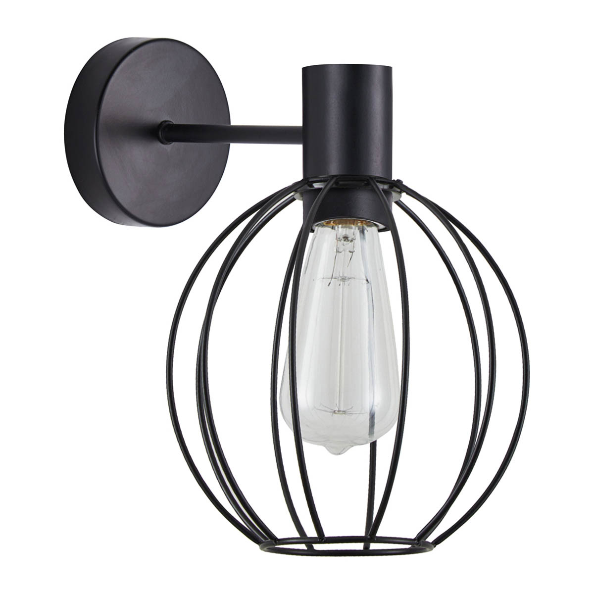 Απλίκα Τοίχου Homelighting 77-8315 Black