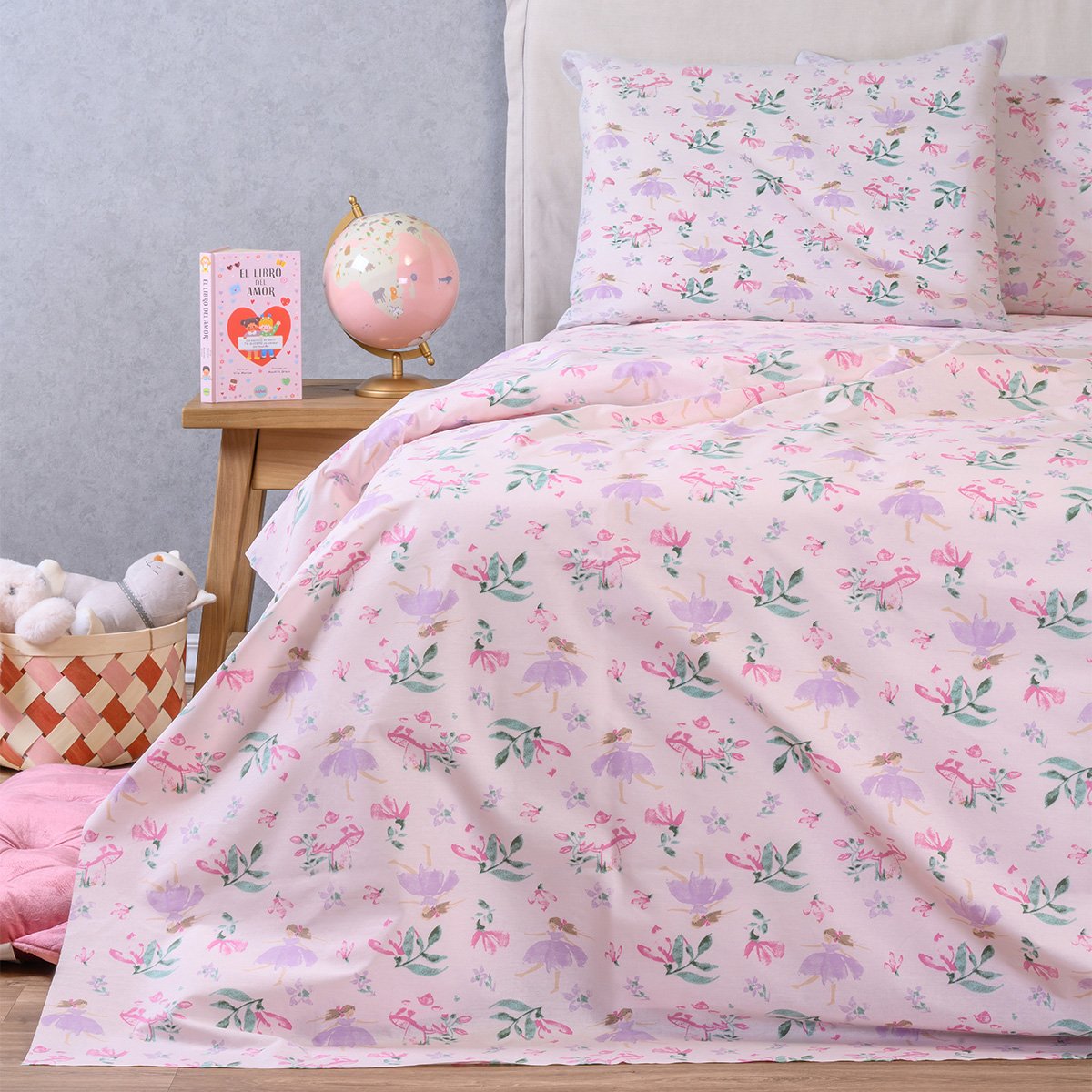 Παπλωματοθήκη Μονή (Σετ 165x245) Melinen Kids Line Fairytale