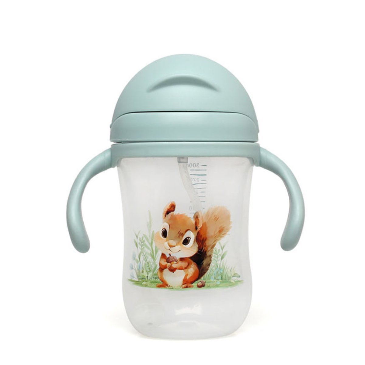 Παγούρι 300ml Με Καλαμάκι Kiokids Σκιουράκι 6335