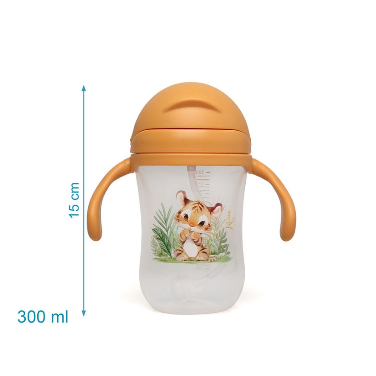 Παγούρι 300Ml με Καλαμάκι Kiokids Λιονταράκι 6334 Παιδικά Είδη Φαγητού & Αξεσουάρ Σερβιρίσματος Μπουκάλια Παγούρια Spitishop